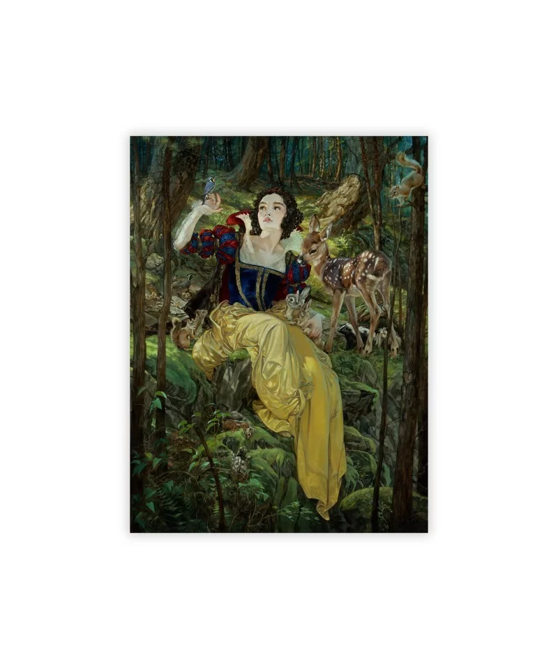 Snow White ''With a Smile and a Song'' Giclée by Heather Edwards – Limited Edition $56.40 HOME DECOR