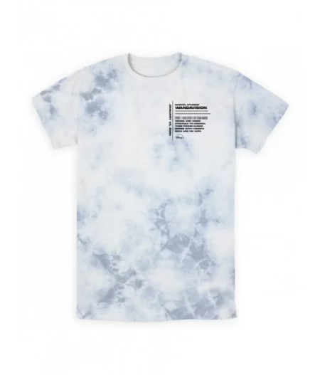 WandaVision Log Line Tie-Dye T-Shirt for Adults – Disney+ Day $9.36 MEN