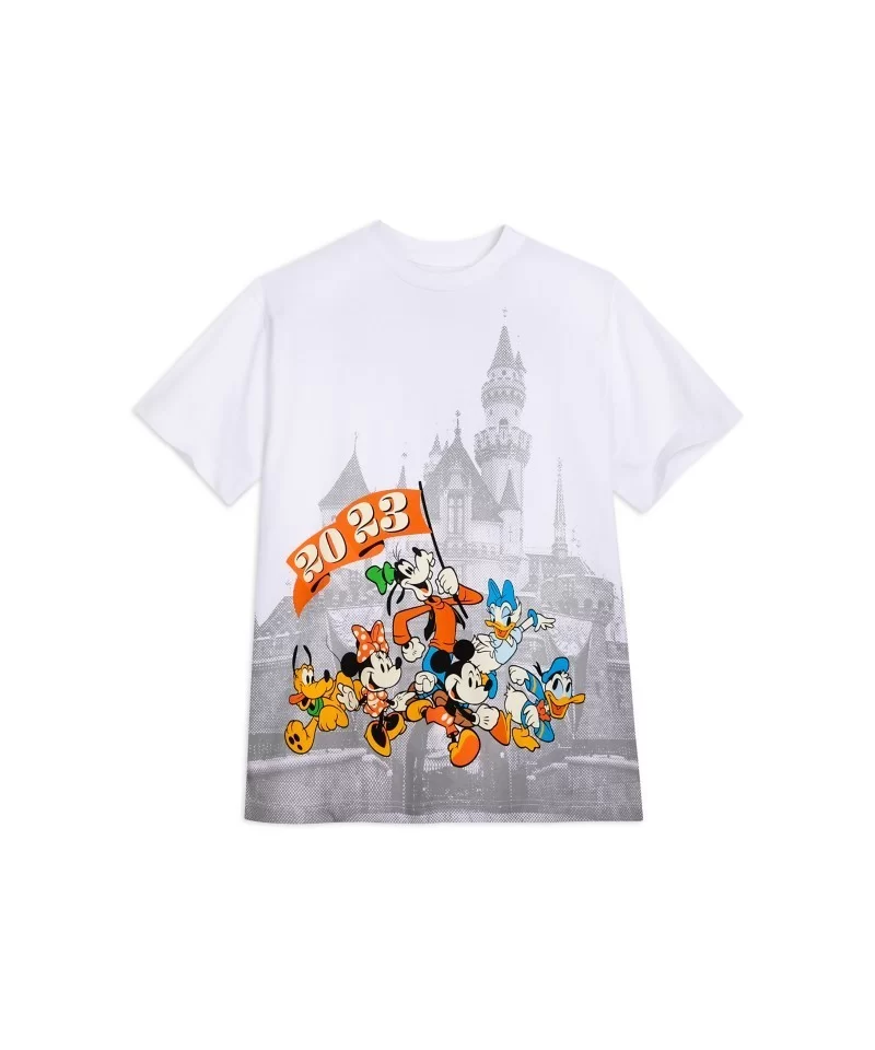 Mickey Mouse and Friends Parade T-Shirt for Adults – Disneyland 2023 $7.02 WOMEN