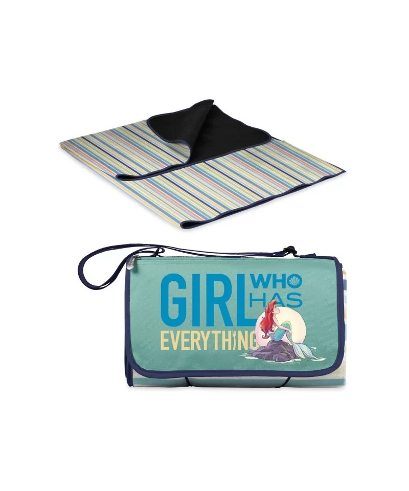 Ariel Blanket Tote Outdoor Picnic Blanket – The Little Mermaid $11.84 TABLETOP