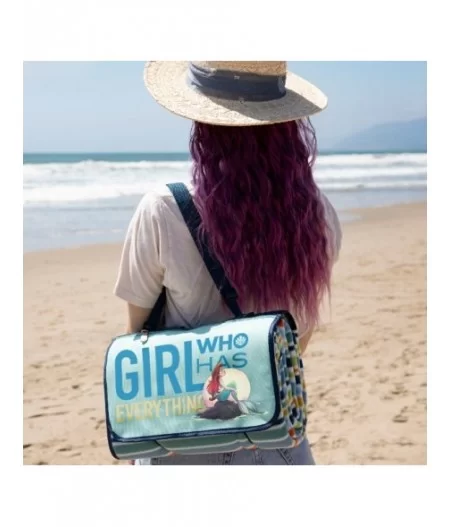 Ariel Blanket Tote Outdoor Picnic Blanket – The Little Mermaid $11.84 TABLETOP