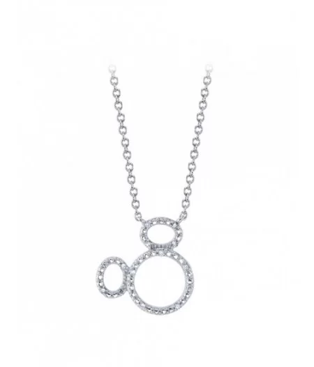 Mickey Mouse Icon Diamond Necklace $24.60 ADULTS