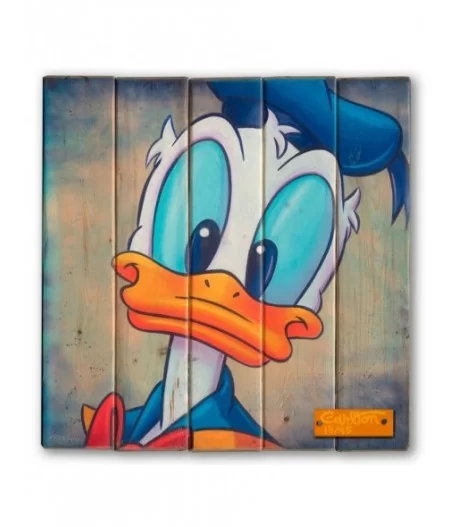 Donald Duck ''The Eyes Have It'' Signed Giclée on Wood by Trevor Carlton – Limited Edition $200.00 COLLECTIBLES