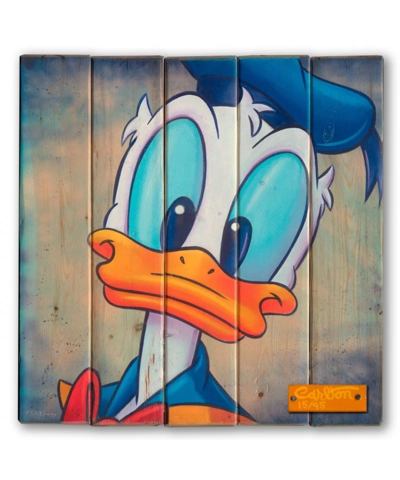 Donald Duck ''The Eyes Have It'' Signed Giclée on Wood by Trevor Carlton – Limited Edition $200.00 COLLECTIBLES