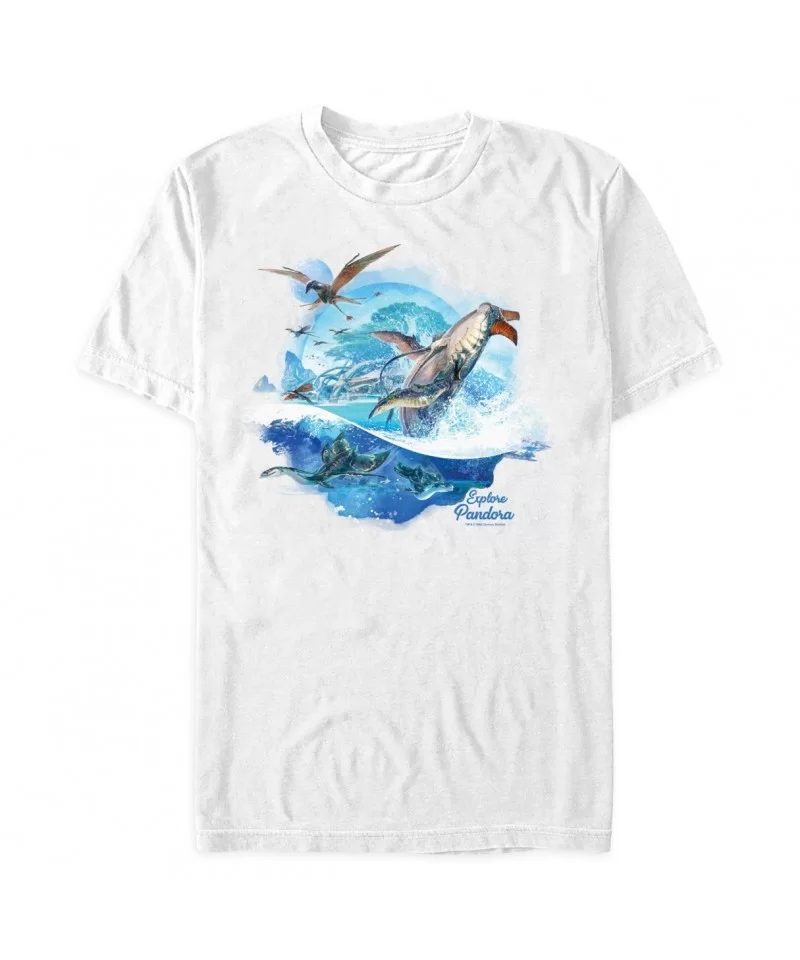 Avatar: The Way of Water ''Explore Pandora'' T-Shirt for Adults $9.07 WOMEN