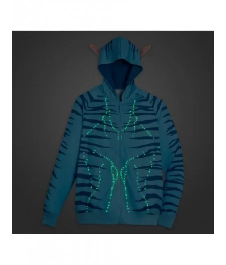 Na'vi Glow-in-the-Dark Zip Hoodie for Adults – Pandora – The World of Avatar $14.19 WOMEN