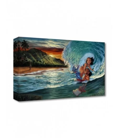 Lilo & Stitch ''Morning Surf'' Giclée on Canvas by Walfrido Garcia – Limited Edition $37.20 COLLECTIBLES