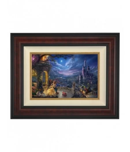 ''Beauty and the Beast Dancing in the Moonlight'' Framed Limited Edition Canvas by Thomas Kinkade Studios $264.00 COLLECTIBLES