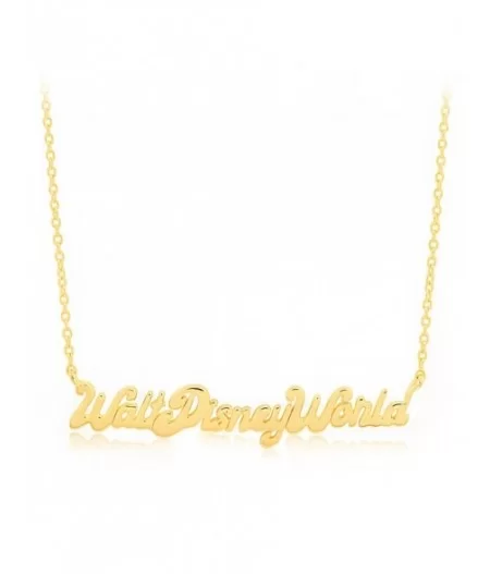 Walt Disney World Yellow Gold Necklace by CRISLU $54.00 ADULTS