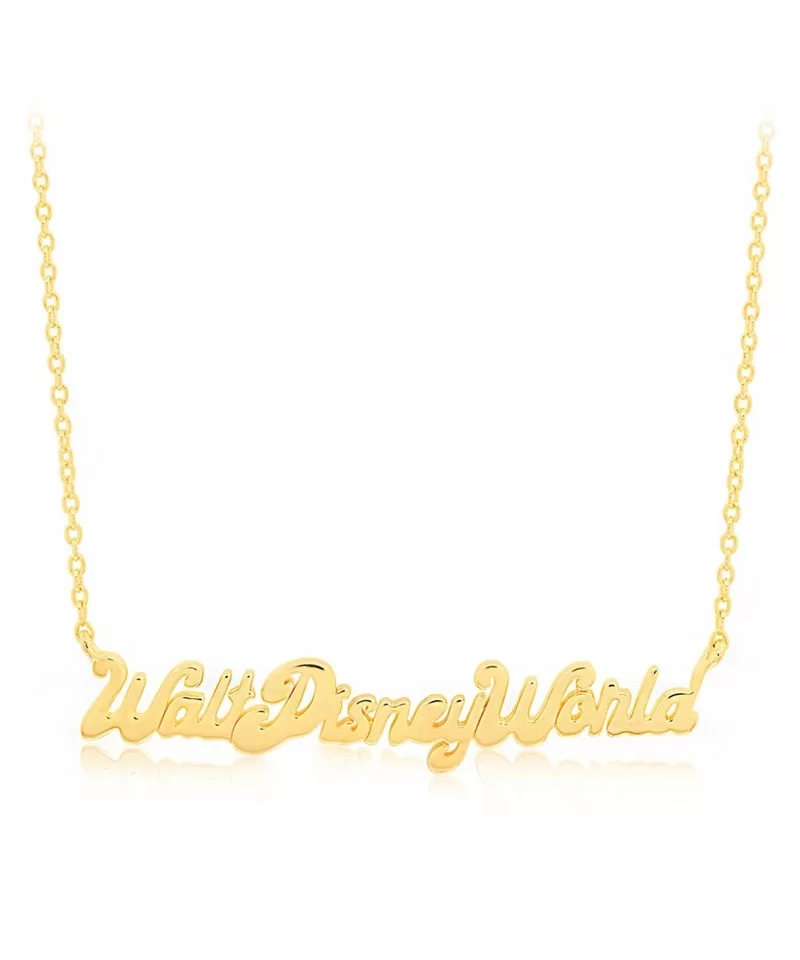 Walt Disney World Yellow Gold Necklace by CRISLU $54.00 ADULTS