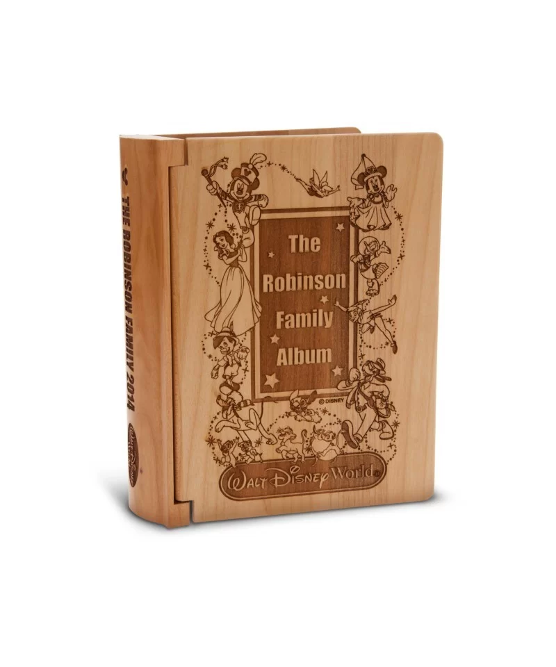 Walt Disney World Wood Photo Album by Arribas – Personalizable $26.54 HOME DECOR