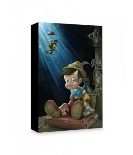 Pinocchio ''The Little Wooden Boy'' Giclée on Canvas by Jared Franco $37.19 COLLECTIBLES