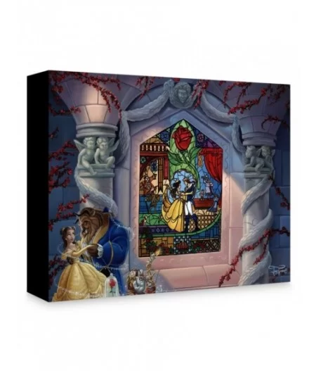 Beauty and the Beast ''Enchanted Love'' Giclée on Canvas by Jared Franco $44.39 COLLECTIBLES