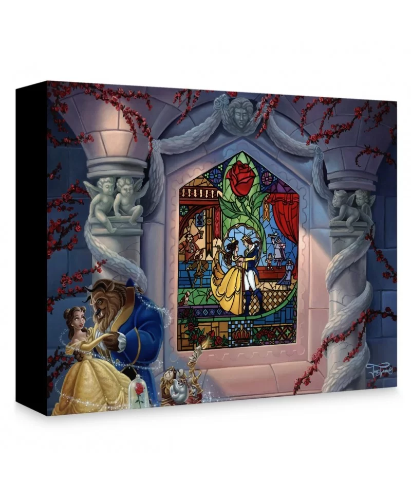 Beauty and the Beast ''Enchanted Love'' Giclée on Canvas by Jared Franco $44.39 COLLECTIBLES