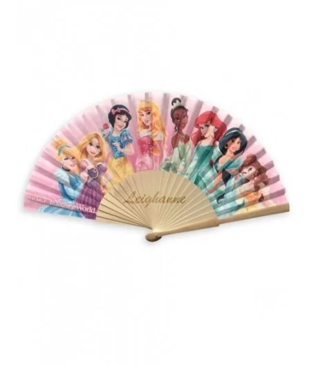 Disney Princess Folding Fan by Arribas – Walt Disney World Resort – Personalized $8.20 HOME DECOR