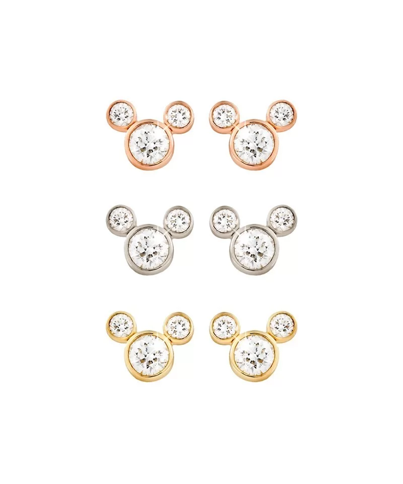 Diamond Mickey Mouse Earrings – Small – 18K $614.40 ADULTS