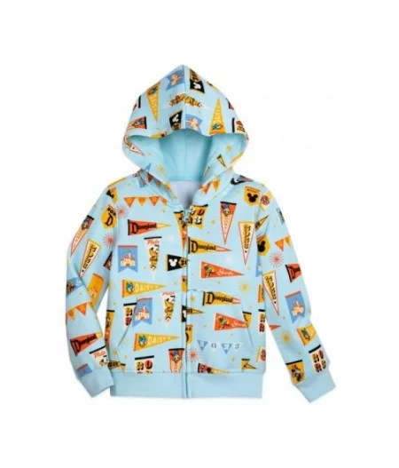 Mickey Mouse and Friends Pennant Flag Zip Hoodie for Kids – Disneyland 2023 $16.00 GIRLS