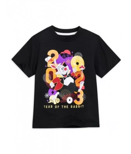 White Rabbit T-Shirt for Kids – Year of the Rabbit Lunar New Year 2023 $5.75 BOYS