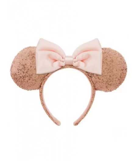 Minnie Mouse Sequin Ear Headband for Adults – Rose Gold & Pink $7.44 ADULTS