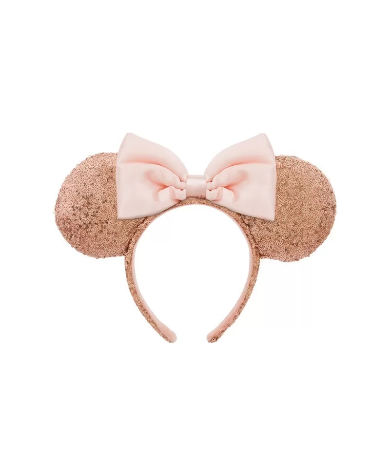 Minnie Mouse Sequin Ear Headband for Adults – Rose Gold & Pink $7.44 ADULTS