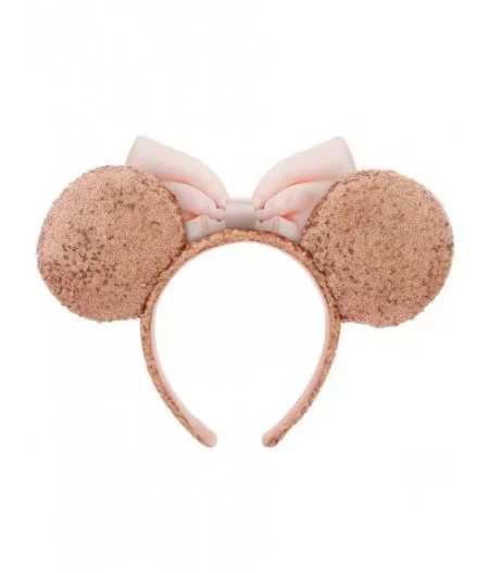 Minnie Mouse Sequin Ear Headband for Adults – Rose Gold & Pink $7.44 ADULTS