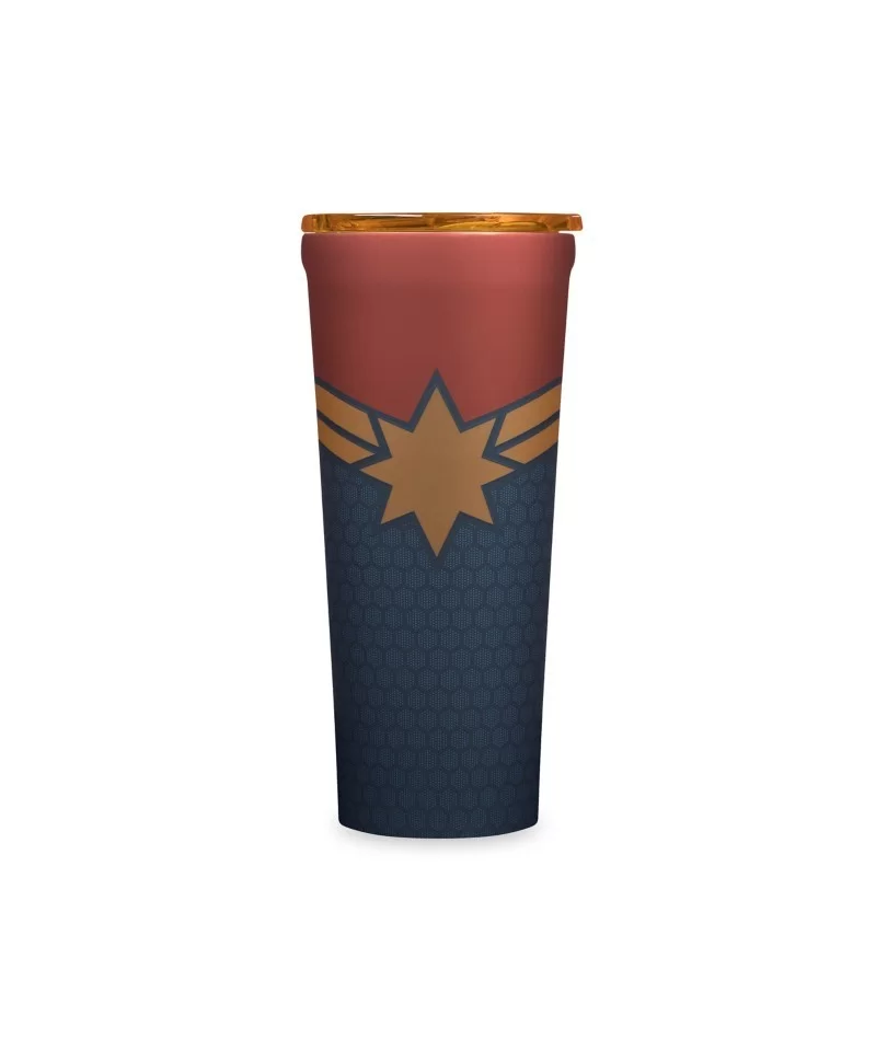 Captain Marvel Stainless Steel Tumbler by Corkcicle $13.07 TABLETOP