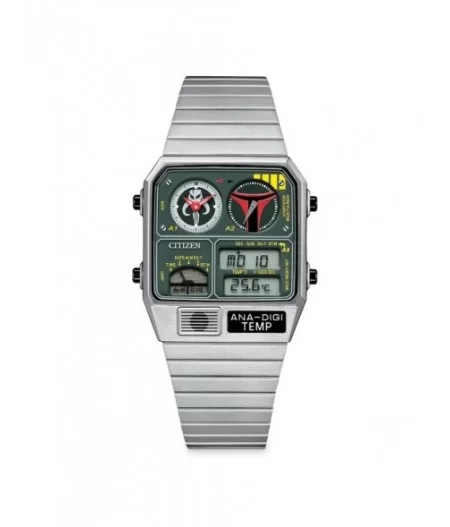 Boba Fett Stainless Steel Quartz Digital Watch for Adults by Citizen $123.24 ADULTS