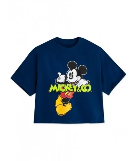 Mickey Mouse T-Shirt for Women – Mickey & Co. – Navy $5.54 WOMEN