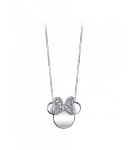 Minnie Mouse Icon Sapphire Pendant Necklace $33.46 ADULTS