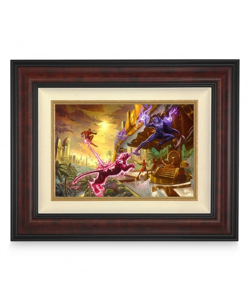 ''Black Panther'' Framed Limited Edition Canvas by Thomas Kinkade Studios $320.00 HOME DECOR