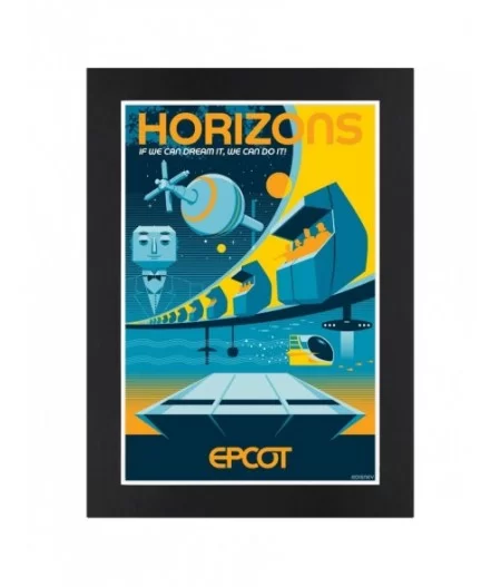 EPCOT: Horizons Matted Print $12.16 HOME DECOR