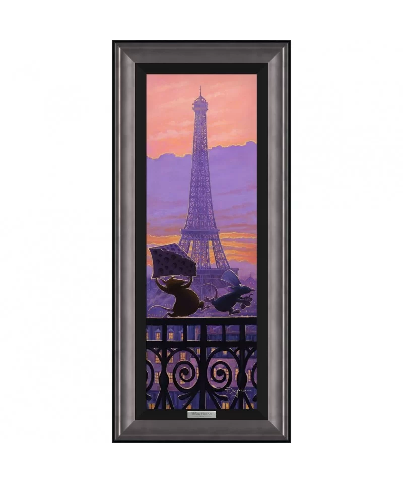 Ratatouille ''Race to the Kitchen'' by Tim Rogerson Framed Canvas Artwork – Limited Edition $114.80 COLLECTIBLES