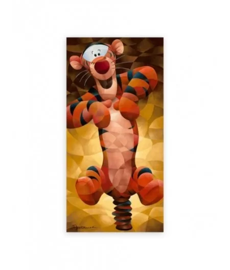 Tigger ''Tigger's Bounce'' Giclée by Tom Matousek – Limited Edition $51.60 COLLECTIBLES