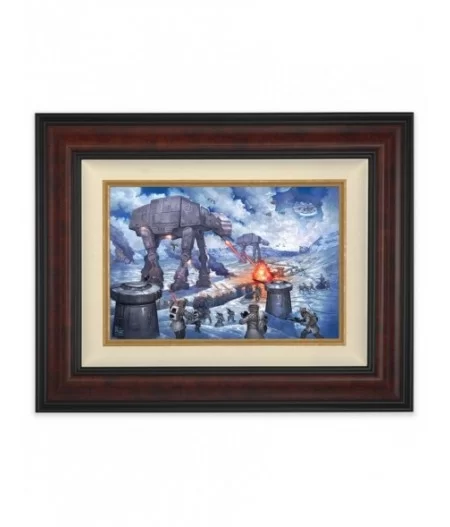 Star Wars ''The Battle of Hoth'' Framed Canvas by Thomas Kinkade Studios – Limited Edition $296.00 HOME DECOR