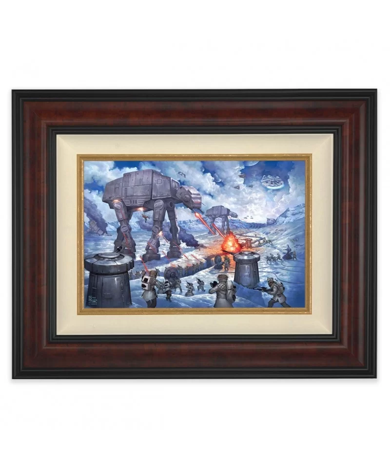 Star Wars ''The Battle of Hoth'' Framed Canvas by Thomas Kinkade Studios – Limited Edition $296.00 HOME DECOR