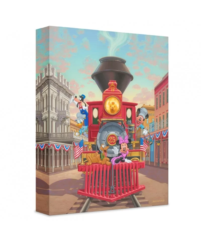 ''All Aboard Engine 25'' Giclée on Canvas by Manuel Hernandez – Limited Edition $45.60 COLLECTIBLES