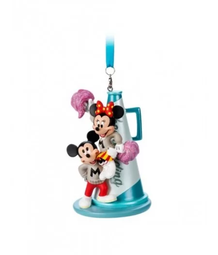 Mickey and Minnie Mouse Cheerleading Ornament $9.20 HOME DECOR