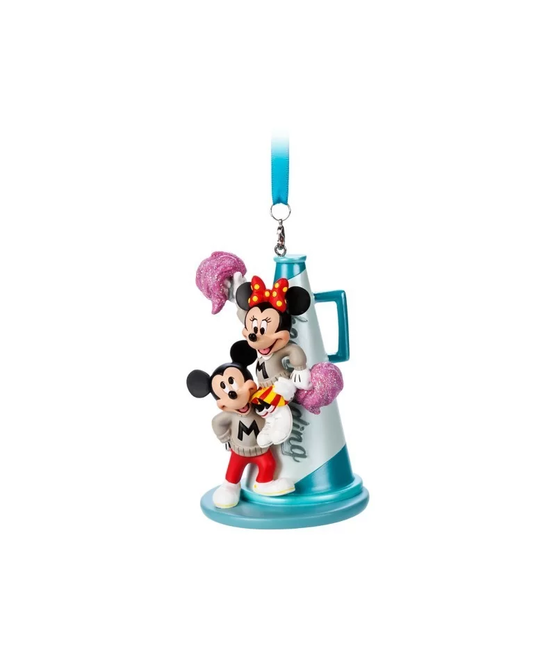 Mickey and Minnie Mouse Cheerleading Ornament $9.20 HOME DECOR