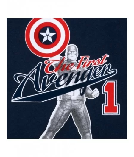 Captain America Athletic T-Shirt for Kids $4.77 GIRLS