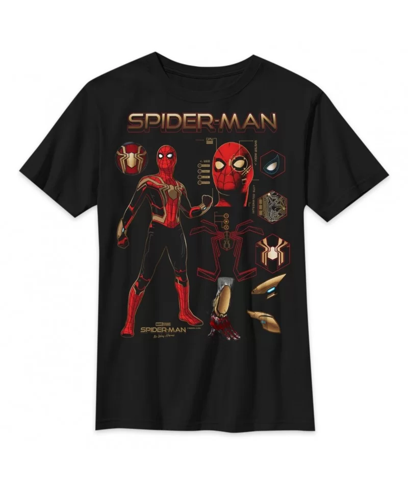 Spider-Man Integrated Suit T-Shirt for Kids – Spider-Man: No Way Home $5.92 UNISEX