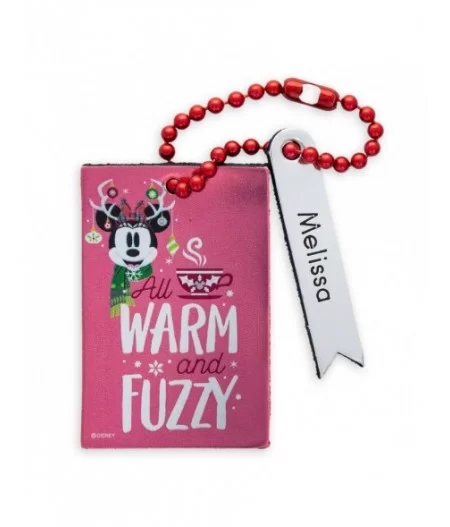 Santa Minnie Mouse Leather Luggage Tag – Personalizable $4.14 ADULTS