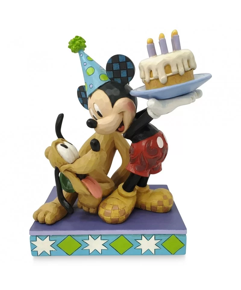 Mickey Mouse and Pluto ''Happy Birthday Pal!'' Figure by Jim Shore $19.20 COLLECTIBLES