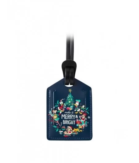 Mickey Mouse and Friends Holiday Bag Tag by Leather Treaty – Personalized $4.34 KIDS