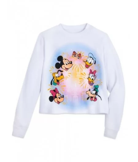 Mickey Mouse and Friends Fantasyland Castle Pullover Sweatshirt for Women $9.52 UNISEX