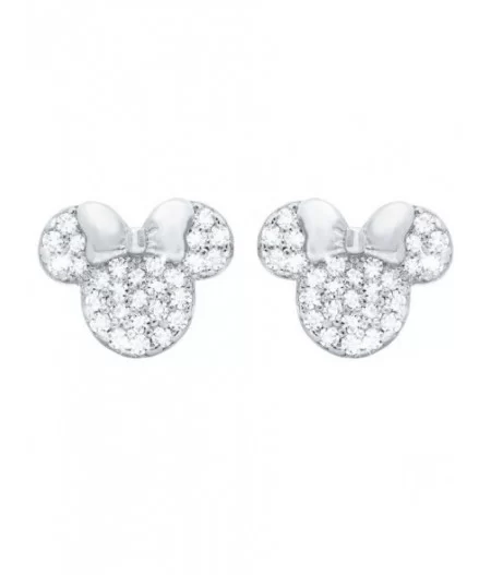 Minnie Mouse Icon Stud Earrings by CRISLU $32.68 ADULTS