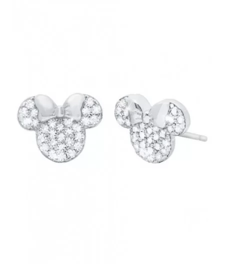 Minnie Mouse Icon Stud Earrings by CRISLU $32.68 ADULTS