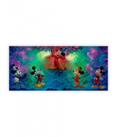 Mickey Mouse ''Mickey's Colorful History'' Giclée by Jared Franco – Limited Edition $56.40 COLLECTIBLES