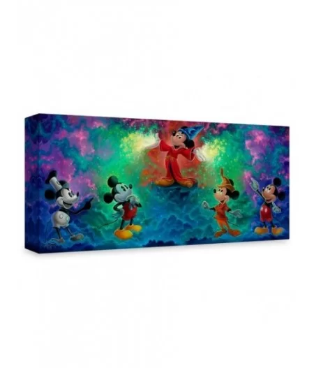 Mickey Mouse ''Mickey's Colorful History'' Giclée by Jared Franco – Limited Edition $56.40 COLLECTIBLES