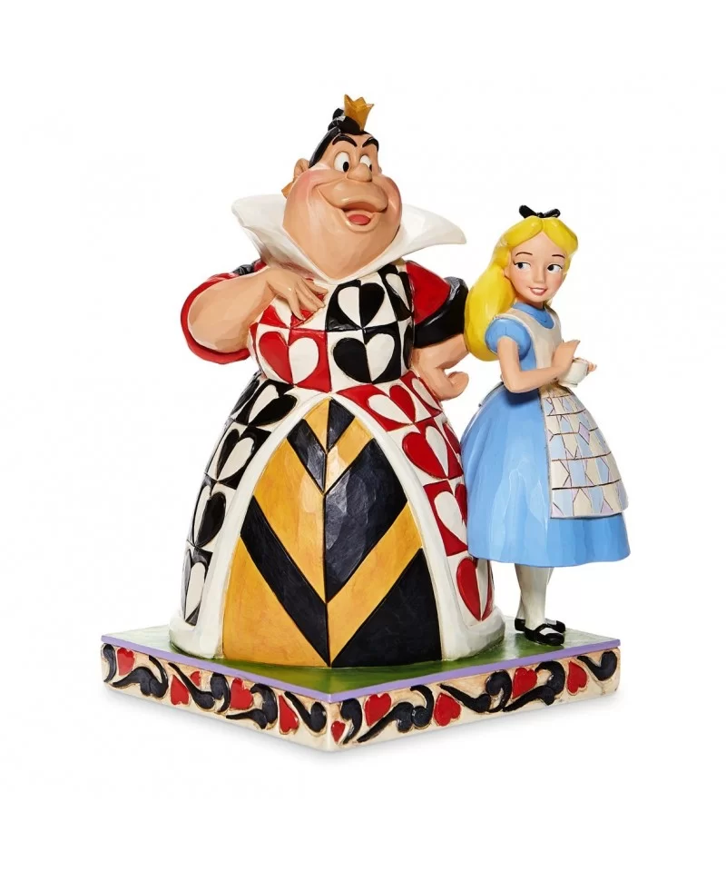 Alice and Queen of Hearts ''Chaos and Curiosity'' Figure by Jim Shore – Alice in Wonderland $39.20 COLLECTIBLES