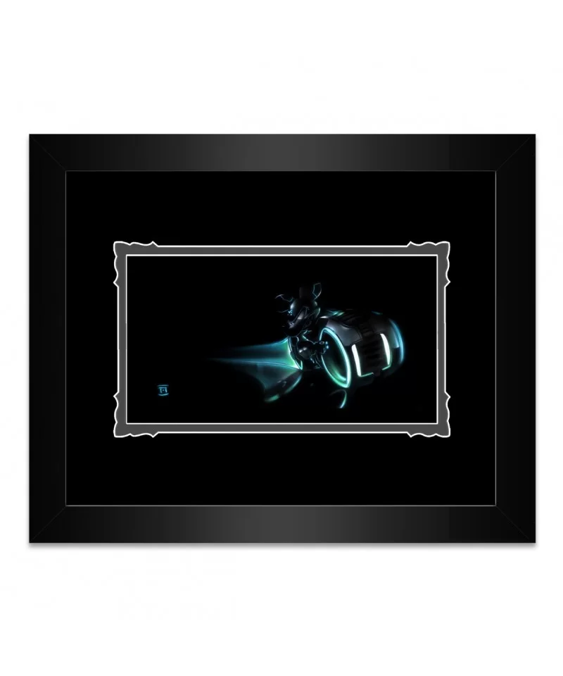 Mickey Mouse ''Mickey LightCycle'' Framed Deluxe Print by Noah $57.60 HOME DECOR